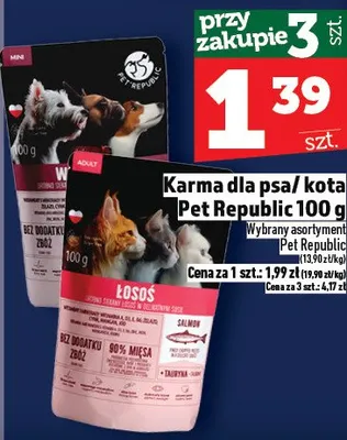 Karma dla psa/kota promocja w TOPAZ