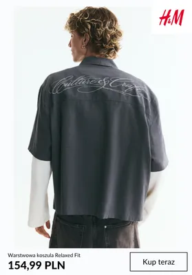 Koszula warstwowa H&M Relaxed Fit promocja w H&M