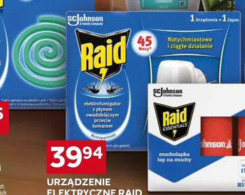 Urządzenie elektryczne Raid promocja w Stokrotka