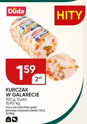 Kurczak w galarecie Duda promocja w Chata Polska