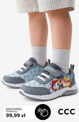 Sneakersy Paw Patrol promocja w CCC