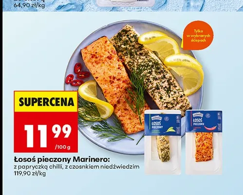 Łosoś pieczony Marinero z papryczką chilli promocja w Biedronka