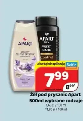 Żel pod prysznic Apart promocja w Delfin