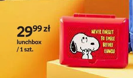 Lunchbox Snoopy promocja w Empik