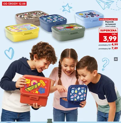 Pojemnik na żywność kwadratowy 0,9 l promocja w Kaufland
