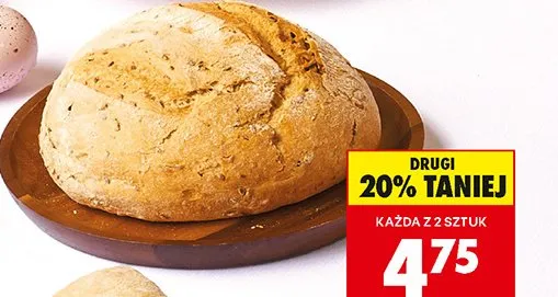 Chleb orkiszowy z ziarnami promocja w Biedronka