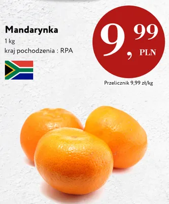 Mandarynki promocja w Market Point