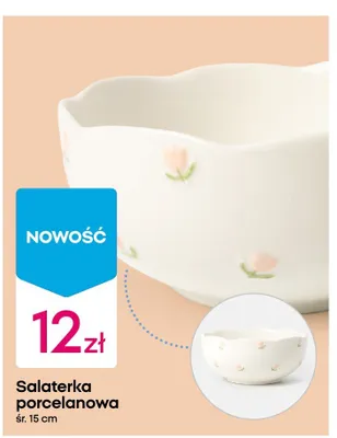 Salaterka porcelanowa promocja w Pepco