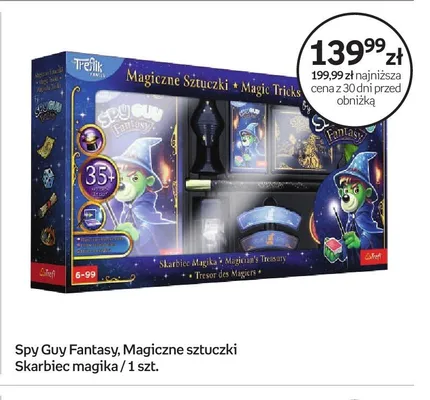 Spy Guy Fantasy Magiczne sztuczki Skarbiec magika Trefl promocja w Empik