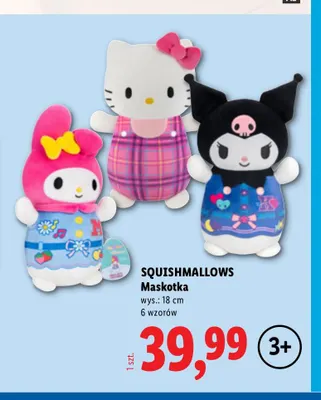 Maskotka wys. 18 cm Squishmallows promocja w Lidl