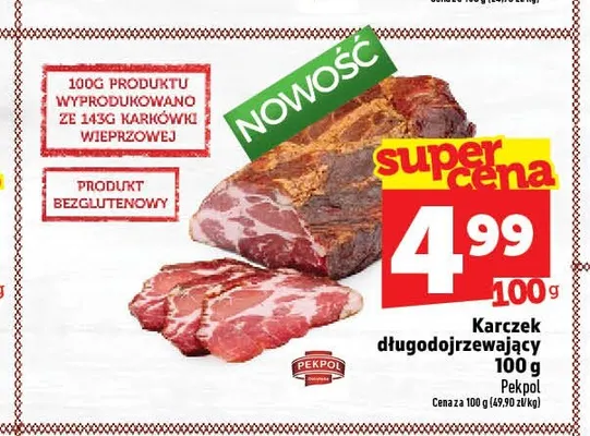 Karczek długodojrzewający Pekpol promocja w TOPAZ