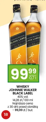 Whisky Johnnie Walker Black Label promocja w Twój Market