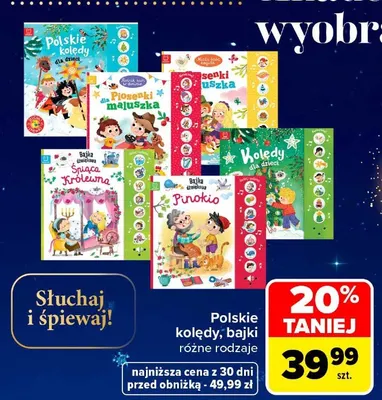 Polskie kolędy, bajki promocja w Carrefour