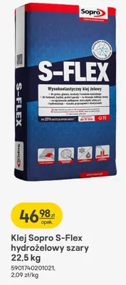 Klej Sopro S-Flex hydrożelowy szary 22,5 kg promocja w Castorama