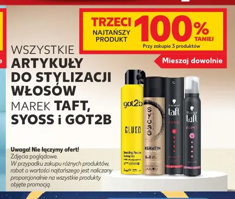 Lakier do włosów Taft Power promocja w Kaufland