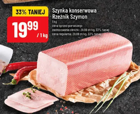 Szynka konserwowa Rzeźnik Szymon promocja w POLOmarket