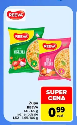 Zupa o smaku kurczaka Reeva promocja w Carrefour Market