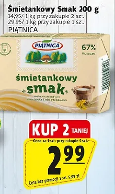 Śmietankowy Smak Piątnica promocja w Prim Market