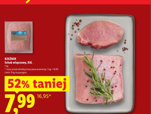 Schab wieprzowy Rzeźnik XXL promocja w Lidl