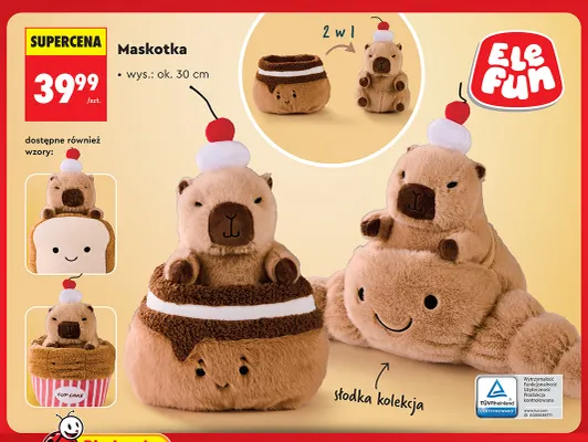 Maskotka EleFun promocja w Biedronka