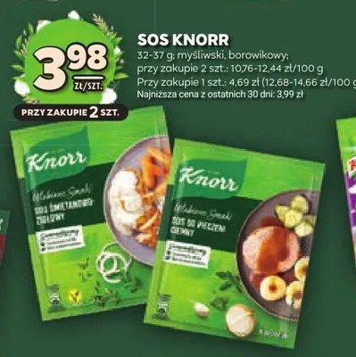 Sos myśliwski, borowikowy promocja w Stokrotka