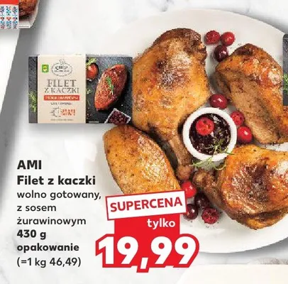 Filet z kaczki wolno gotowany, z sosem żurawinowym opakowanie promocja w Kaufland