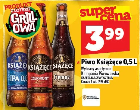 Piwo Książęce promocja w TOPAZ