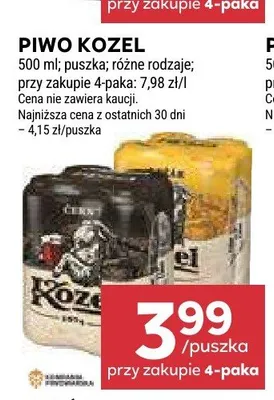 Piwo Kozel Černý promocja w Stokrotka