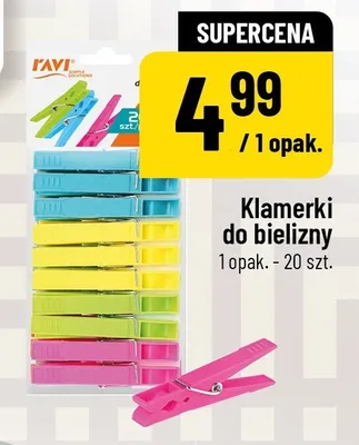 Klamerki do bielizny RAVI promocja w POLOmarket
