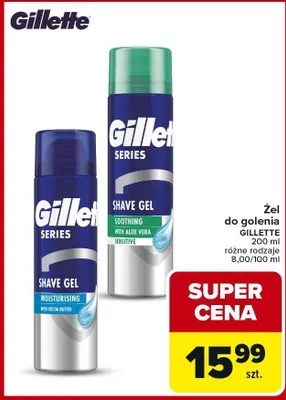 Żel do golenia różne rodzaje promocja w Carrefour Market