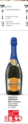Wino musujące Trevitto Prosecco promocja w Kaufland