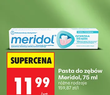 Pasta do zębów Meridol promocja w Biedronka