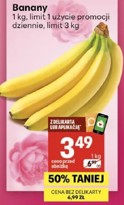 Banany promocja w Delikatesy Centrum