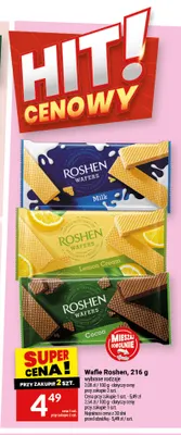 Wafle Roshen Milk promocja w Twój Market