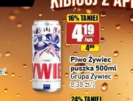 Piwo Żywiec 500 ml promocja w API Market