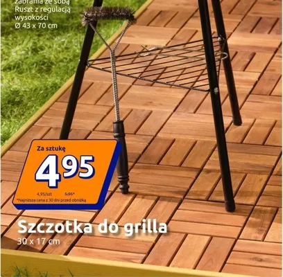 Szczotka do grilla promocja w Action