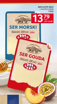 Ser gouda w plastrach Mlekovita promocja w Selgros