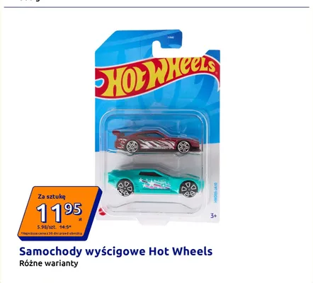 Samochody wyścigowe Hot Wheels promocja w Action