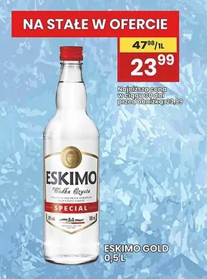 Wódka Eskimo Gold promocja w Wafelek