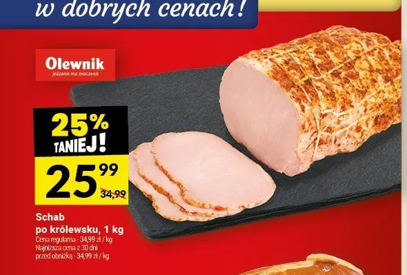 Schab po królewsku Olewnik promocja w Twój Market