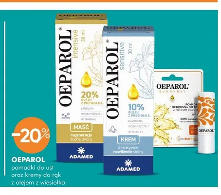 Krem intensywnie nawilżający Oeparol Sensitive promocja w Super-Pharm