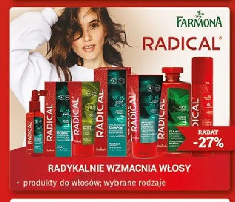 Produkty do włosów Farmona Radical promocja w Drogeria Kosmyk