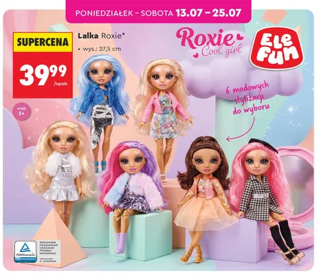 Lalka Roxie EleFun promocja w Biedronka