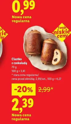 Ciastko z czekoladą promocja w Lidl