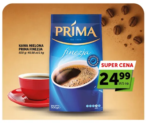 Kawa mielona Prima Finezja promocja w Euro Sklep