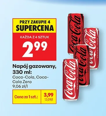 Napój gazowany promocja w Biedronka