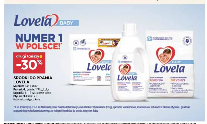 Kapsułki do prania Lovela Baby promocja w Stokrotka