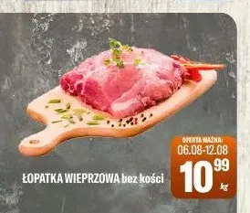 Łopatka wieprzowa bez kości promocja w Tomi Markt