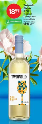 Wino Tavernello Bianco promocja w Żabka