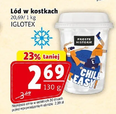 Lód w kostkach Iglotex promocja w Prim Market